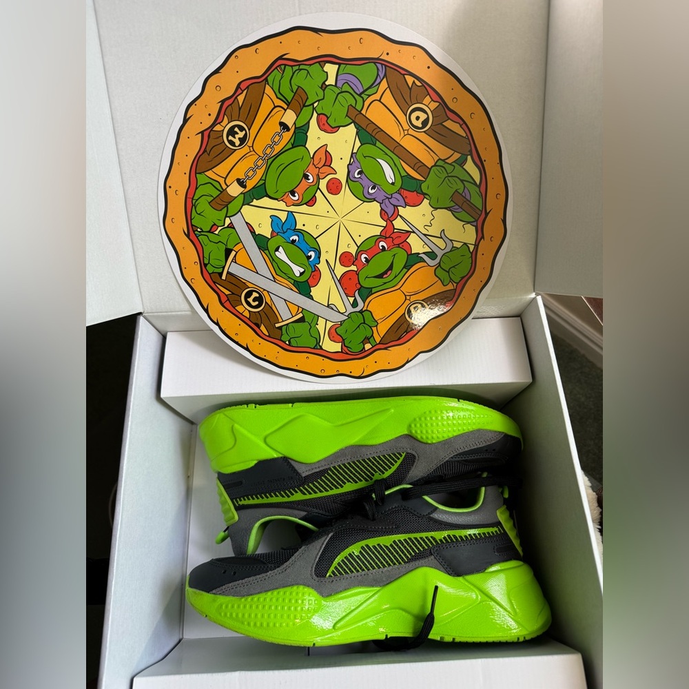 Puma TMNT Sneakers - Teenage Mutant Ninja Turtles -  SZ 10